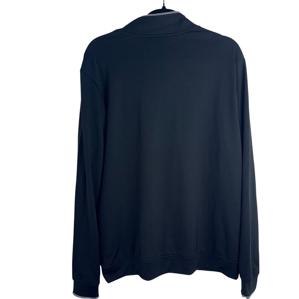 Adidas Mens Lightweight Quarter Zip Golf Pullover Black H54060 Large NWT - Picture 4 of 5